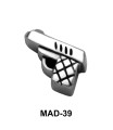 Pistol S316L Tongue Piercing MAD-39